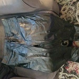 Leather skinny pants. Bought them as genuine leather
